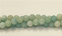 Q69-06mm AMAZONITE #2 MATTE FINISH