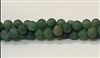 Q96-06mm MOSS AGATE MATTE FINISH