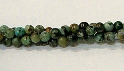 R04-04mm AFRICAN TURQUOISE BEADS