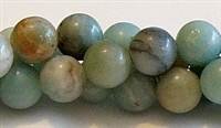 R14-12mm BLACK AND GOLD AMAZONITE