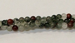 R15-04mm BLOODSTONE JASPER