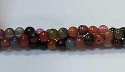 R20-04mm TOURMALINE COLOR AGATE