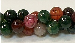 R20-10mm TOURMALINE COLOR AGATE