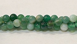 R24-06mm GREEN AGATE