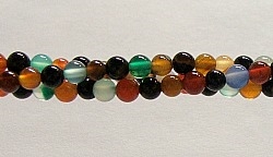 R28-04mm RAINBOW COLOR AGATE