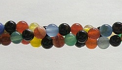 R28-06mm RAINBOW COLOR AGATE