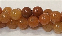 R30-10mm RED AVENTURINE BEADS