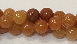 R30-10mm RED AVENTURINE BEADS