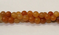 R30-06mm RED AVENTURINE BEADS