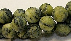 R37-12mm YELLOW GRASS JASPER BEADS