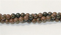 R39-04mm MAHOGANY BEADS