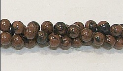 R39-06mm MAHOGANY BEADS