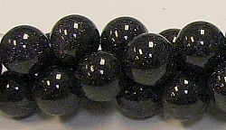 R41-12mm BLUE GOLDSTONE BEADS