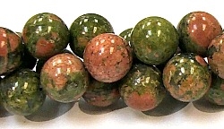 R42-12mm UNAKITE BEADS