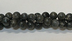 R55-06mm LARVIKITE BEADS