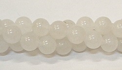 R59-08mm WHITE JADE BEADS