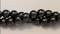 RB152-08mm HEMATITE BEADS