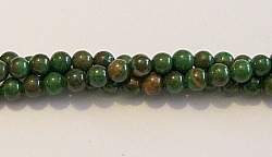 RB161-04mm GREEN PEACOCK JASPER