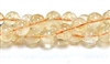 RB252-08mm STONE BEADS IN YELLOW CITRINE-A