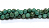 RB588-06mm STONE BEADS IN GREEN TURQUOISE AGATE