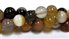 RB589-10mm  STONE BEADS IN YELLOW PERSIAN GULF AGATE