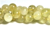 RB611-10mm STONE BEADS IN LENON QUARTZ