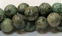 R04-12mm AFRICAN TURQUOISE BEADS