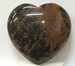 Y2-20 30mm STONE HEART IN MAHOGANY