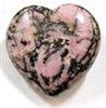 Y2-33 30mm STONE HEART IN RHODONITE