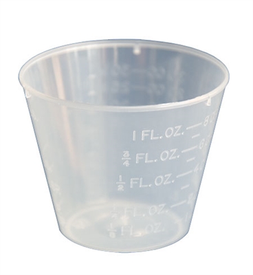 Graduated Mixing Cups 1 oz. (100 qty)