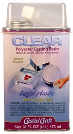 Castin' Craft Clear Polyester Casting Resin (16 oz) W/ 1/2 oz Catalyst