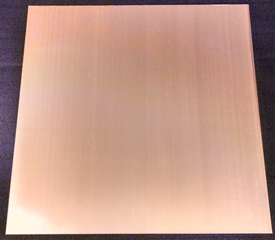 Brass Sheet .025 (22 Gauge) 12"x12"