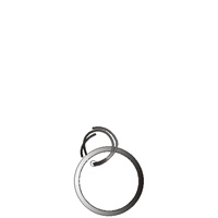 Metal Rim Tag, White, Rings