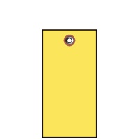 Tyvek®, Yellow, Square Corners, Metal Eyelet, Plain