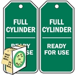 <!010>Full Cylinder Ready for Use, 6-1/4" x 3", White Polypropylene, In-a-Box of 100