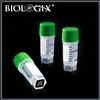 CryoKING Cryogenic Vials with Pre-Set 2D Barcode -- 0.5ml, Green Caps