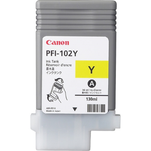 Canon PFI-102 Yellow Ink Cartridge