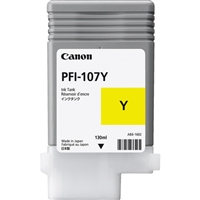 Canon PFI-107 Yellow Ink Cartridge
