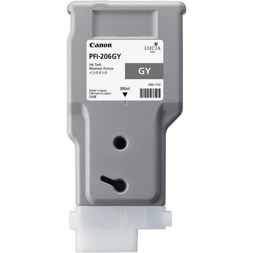 Canon PFI-206 Gray Ink Cartridge