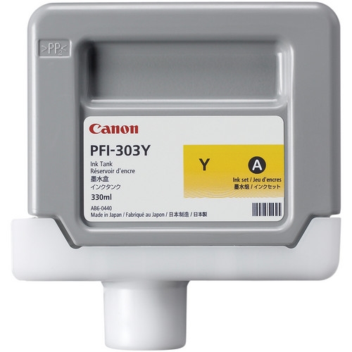 Canon PFI-303 Yellow Ink Cartridge