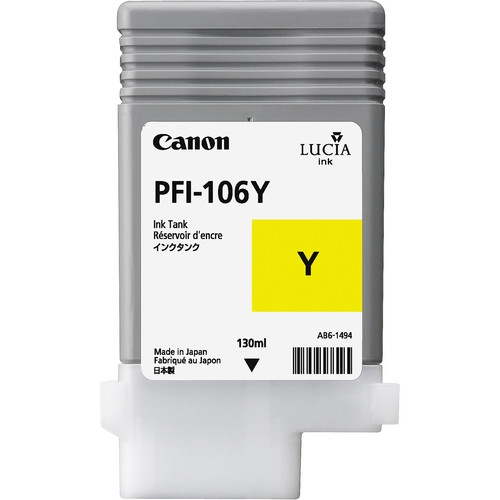 Canon PFI-106 Yellow Ink Cartridge