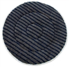 BULK CASE (20/Cs) - 15" GRAY Microfiber CARPET BONNET w/Scrub Strips