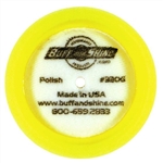 Buff N Shine 3" Yellow Foam Grip Pad - 2 Pack