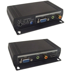 Calrad 40-40VH01-SYL VGA & Stereo Audio with Loop Digital Audio to HDMI