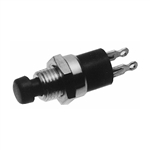 Calrad 40-637 Push Button Switch Miniature Push to Make Red