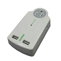 95-793-USB Calrad Electronics | Surge Protected Outlet with 2 USB Ports