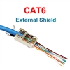 902-563 Eclipse Tools QuikThru CAT6 Connectors - External Shielded - Bulk 100 pcs Bag