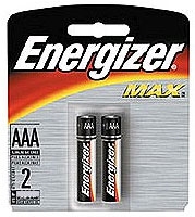 Energizer E92BP-2 Energizer MAX - 2 Pack Standard AAA Size Battery