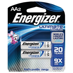 Energizer L91BP-2 AA Energizer Ultimate Lithium Batteries - 2/pkg