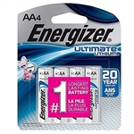 L91SBP-4 Energizer AA Lithium Batteries - 4/pkg